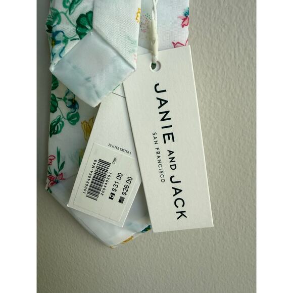 Janie and Jack Boys Floral Tie - Picture 5 of 6